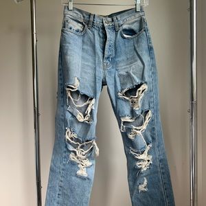LF Carmar Denim ripped jeans